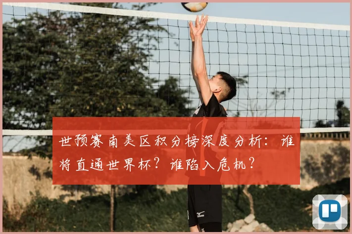 世预赛南美区积分榜深度分析:谁将直通世界杯?谁陷入危机?