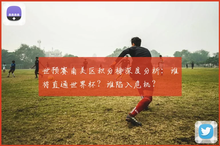 世预赛南美区积分榜深度分析：谁将直通世界杯？谁陷入危机？